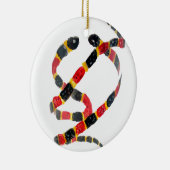 Wilde Korallenschlange Keramikornament (Rechts)