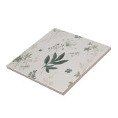 Wilde Kräuter mit Wilder Wiese Nahtlose Keramik Ti Fliese (Seite)