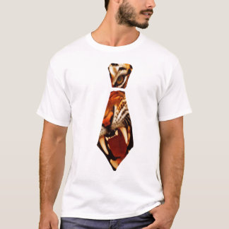 Wilde Krawatte (Tiger) T-Shirt