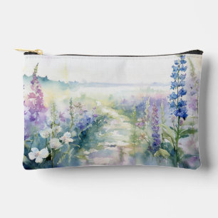 Wilde Lavendel-Blume in Aquarellen Zubehörtasche