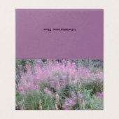Wilde Lavendel Flora Brief Karten (Außenseite Aufgefaltet)