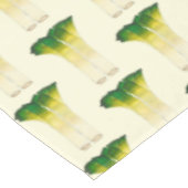 Wilde Leeks Garten Gemüse Kochen Veg Tischdecke (Schrägansicht)