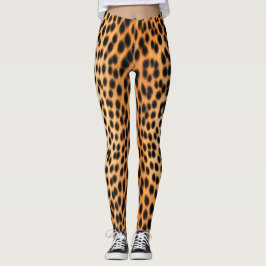 Wilde Leopard-Energie – Kühne Tierdruckmode Leggings