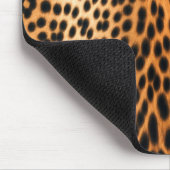 Wilde Leopard-Energie – Kühne Tierdruckmode Mousepad (Ecke)