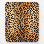 Wilde Leopard-Energie – Kühne Tierdruckmode Mousepad (Vorne)