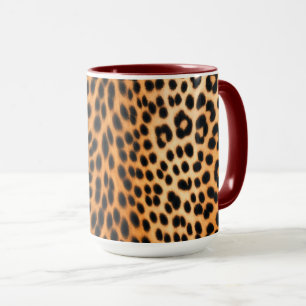 Wilde Leopard-Energie – Kühne Tierdruckmode Tasse