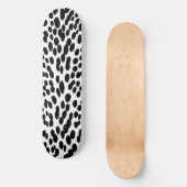 Wilde Leopard Energie – Kühne Tierprintmode Skateboard (Vorderseite)