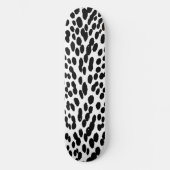 Wilde Leopard Energie – Kühne Tierprintmode Skateboard (Vorderseite)