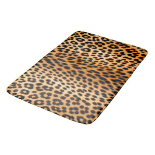 Wilde Leoparden Energie – Kühne Tierprint Mode Badematte