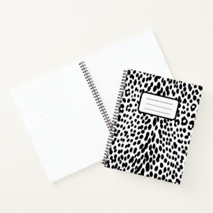 Wilde Leoparden Energie – Kühne Tierprint Mode Notizblock