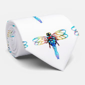 wilde Libellen Krawatte (Gerollt)