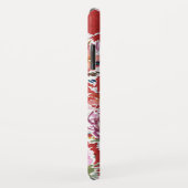 WILDE LIEBE mutiges rotes Blumen Case-Mate iPhone Hülle (Hinten/Rechts)