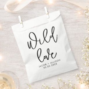 Wilde Liebe Öko Confetti Gefallen Birdseed & Wildb Geschenktütchen