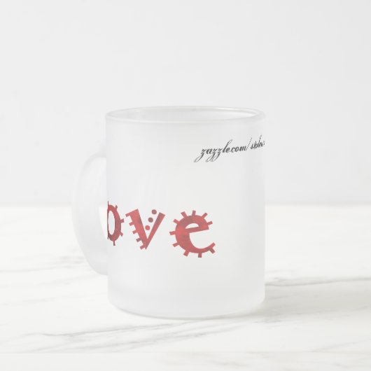 Wilde Liebe Tasse (Vorderseite Links)