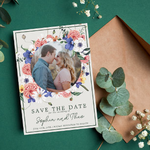 Wilde Liebe Wildblume Boho Floral Wedding Save The Date
