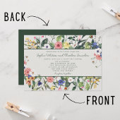 Wilde Liebe Wildblume Boho Hochzeit Einladung