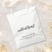 Wilde Liebeshochzeit Wildblumen-Samen-Geschenktüte Geschenktütchen (Ausgeschnitten)