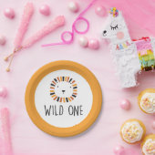 Wilde Löwe erste Geburtstags-Papierplatten Pappteller (Party)