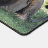 Wilde Löwen im Dschungel Schreibtischunterlage (Ecke)