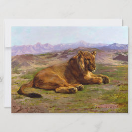 Wilde Löwen im Masai Mara Karte