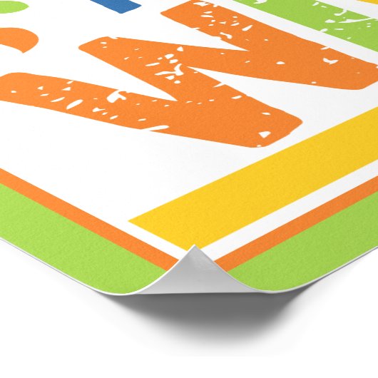 Wilde Löwen und Tiger Poster (Ecke)