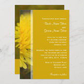 Wilde Löwenzahn Blume Frühjahr, Sommer, Hochzeit Einladung (Vorne/Hinten)