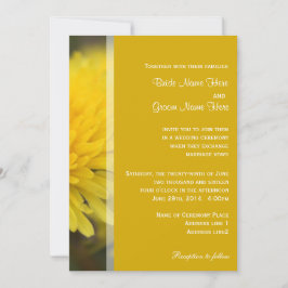 Wilde Löwenzahn Blume Frühjahr, Sommer, Hochzeit Einladung