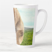 Wilde Löwin Dschungel-Abenteuer-Kunst Milchtasse (Rechts)