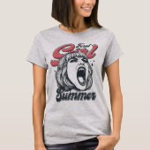Wilde Mädchen Sommer T-Shirt (Vorderseite)