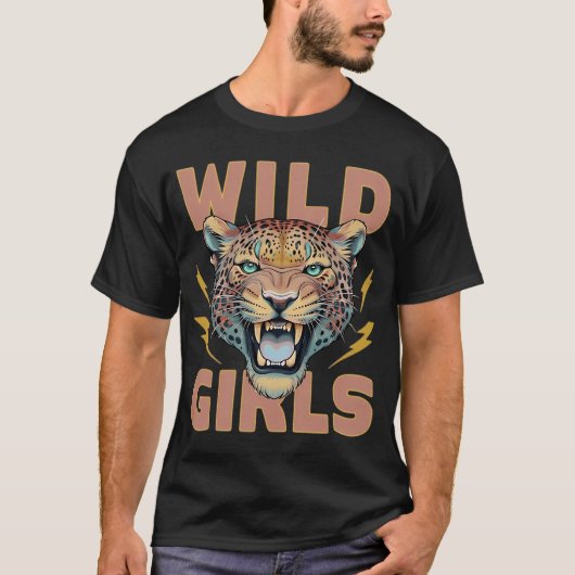 Wilde Mädchen T-Shirt (Vorderseite)
