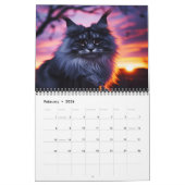 Wilde Maine Coons: Feline Majestät der Natur 202X Kalender (Feb 2026)