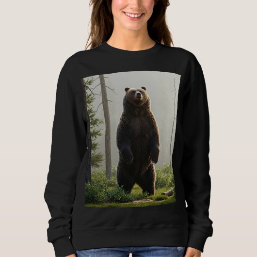 Wilde Majestät: Der Grizzly Bären-T - Shirt (Vorderseite)