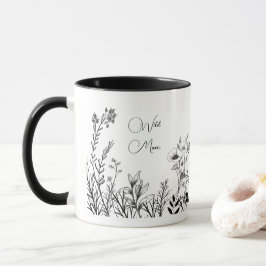 Wilde Mama Wilde Blume Doodles Tasse