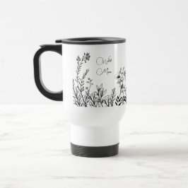 Wilde Mama Wilde Blume Doodles Tasse