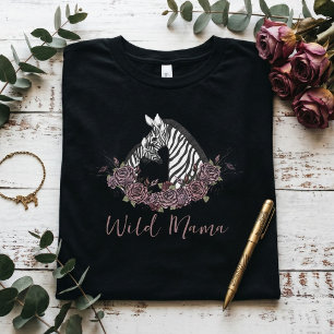 Wilde Mama Zebra-Mama T-Shirt