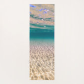 Wilde Meeresböden und freier Sommer-Strand Yogamatte (Rückseite)