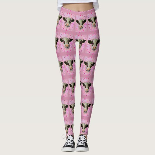 Wilde Milchkuh Leggings (Vorderseite)