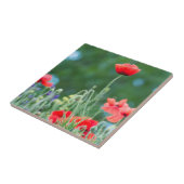 Wilde Mohn Fliese (Seite)
