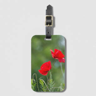 Wilde Mohn Gepäckanhänger