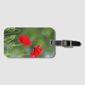 Wilde Mohn Gepäckanhänger (Vorderseite (Horizontal))