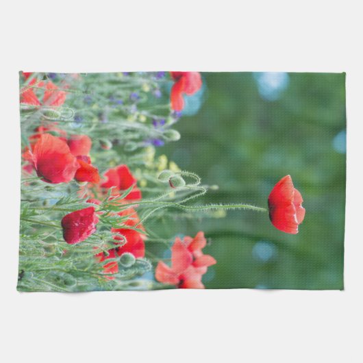Wilde Mohn Küchentuch (Horizontal)