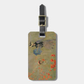 Wilde Mohnblumen Claude Monets |, nahe Argenteuil Gepäckanhänger (Vorderseite vertikal)