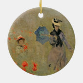 Wilde Mohnblumen Claude Monets |, nahe Argenteuil Keramikornament (Hinten)