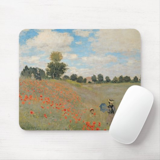 Wilde Mohnblumen Claude Monets |, nahe Argenteuil Mousepad (Mit Mouse)
