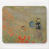 Wilde Mohnblumen Claude Monets |, nahe Argenteuil Mousepad (Vorne)