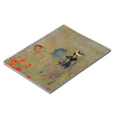 Wilde Mohnblumen Claude Monets |, nahe Argenteuil Notizblock (Linke Seite)