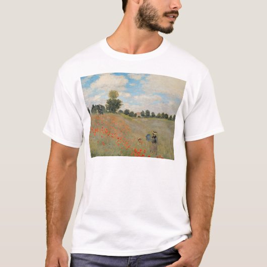 Wilde Mohnblumen Claude Monets |, nahe Argenteuil T-Shirt (Vorderseite)