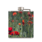 Wilde Mohnflasche Flachmann (Rückseite)