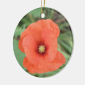 Wilde Mohnschmuck-Blume Keramik Ornament (Links)