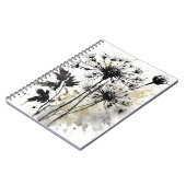 Wilde Möhre - Aquarellblumen Notizblock (Linke Seite)